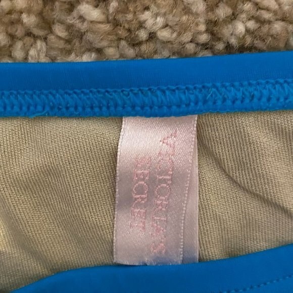 Victoria Secret 2 Piece Bikini Halter Tie Womens Swimsuit Size M - Picture 7 of 9